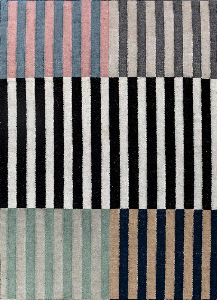 Wollteppich - 150 x 240 cm - mehrfarbig