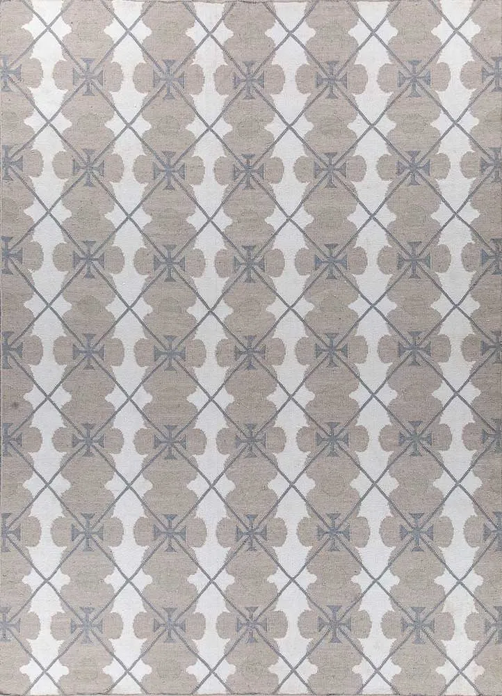 Wollteppich - 240 x 300 cm - grau