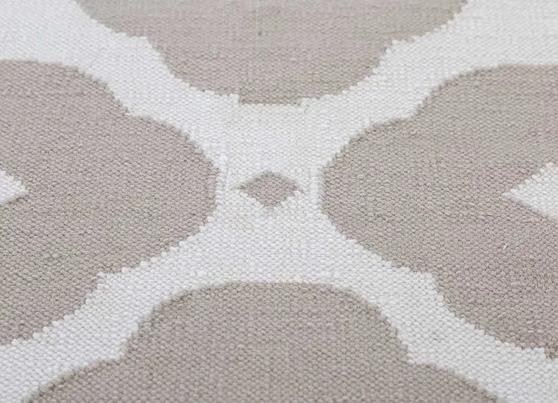 Wollteppich - 150 x 240 cm - hellgrau