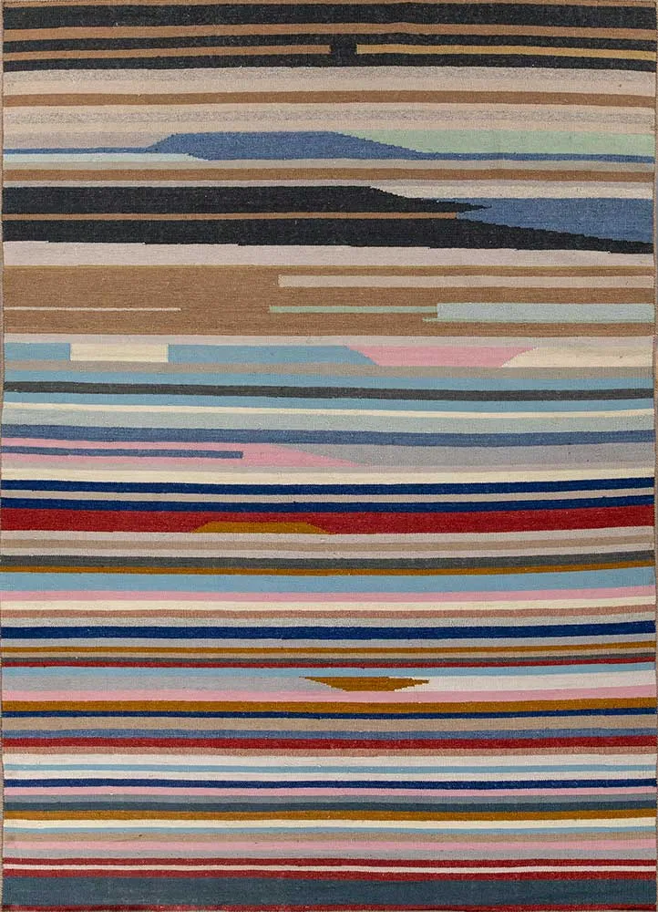Wollteppich - 180 x 270 cm - mehrfarbig