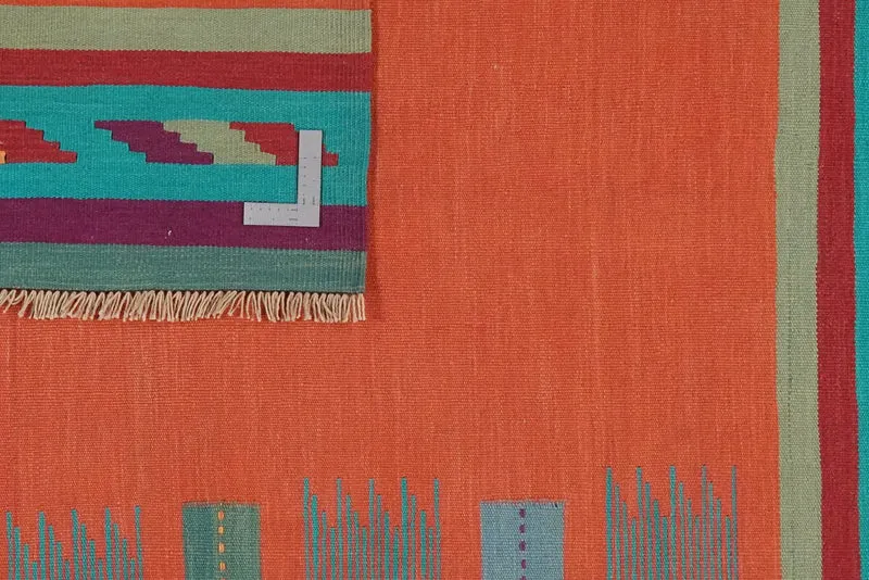 Kelim Gashgai · Handgewebt – Rot, 151x127 cm