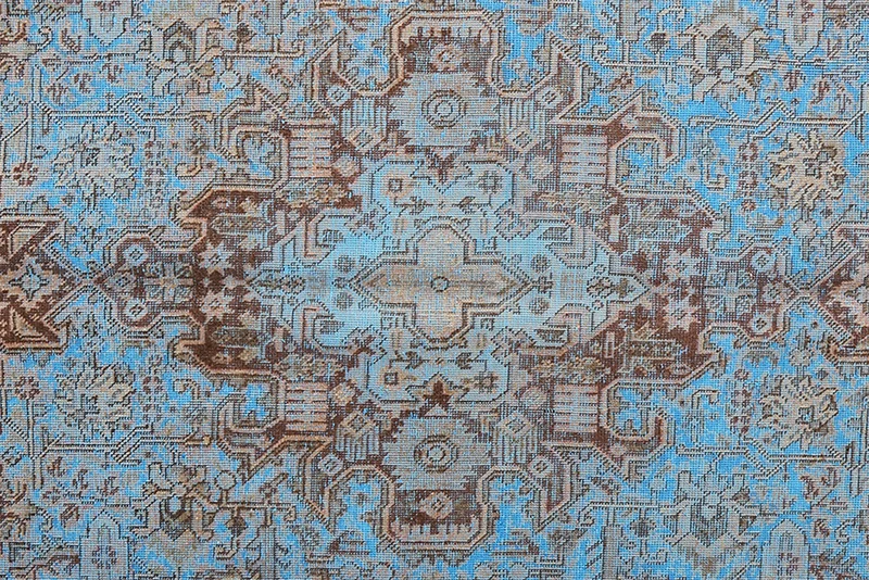 Vintage · Handgeknüpft – Blau, 292x194 cm