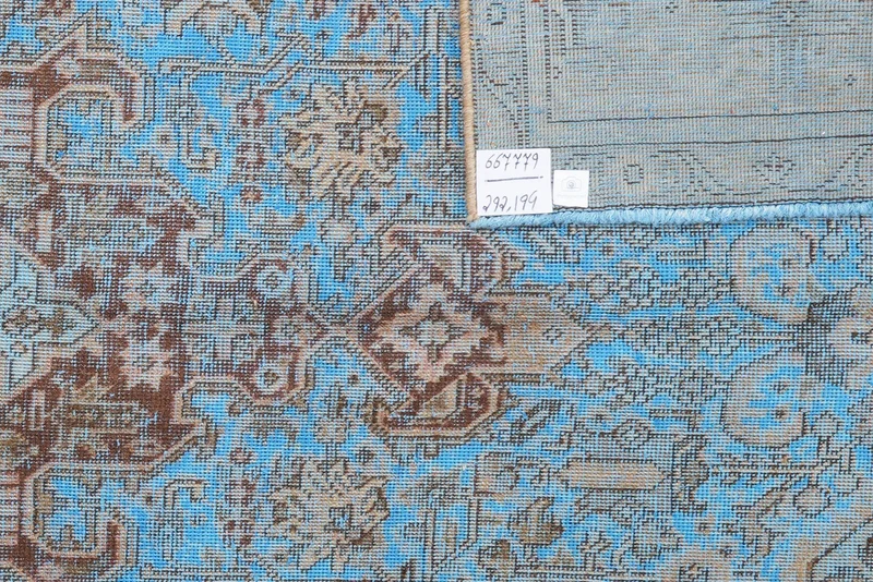 Vintage · Handgeknüpft – Blau, 292x194 cm