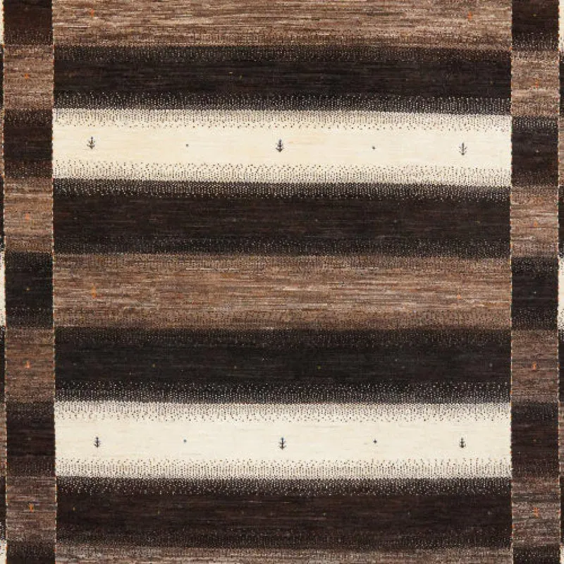 Rizbaf · Handgeknüpft – Braun, 270x194 cm