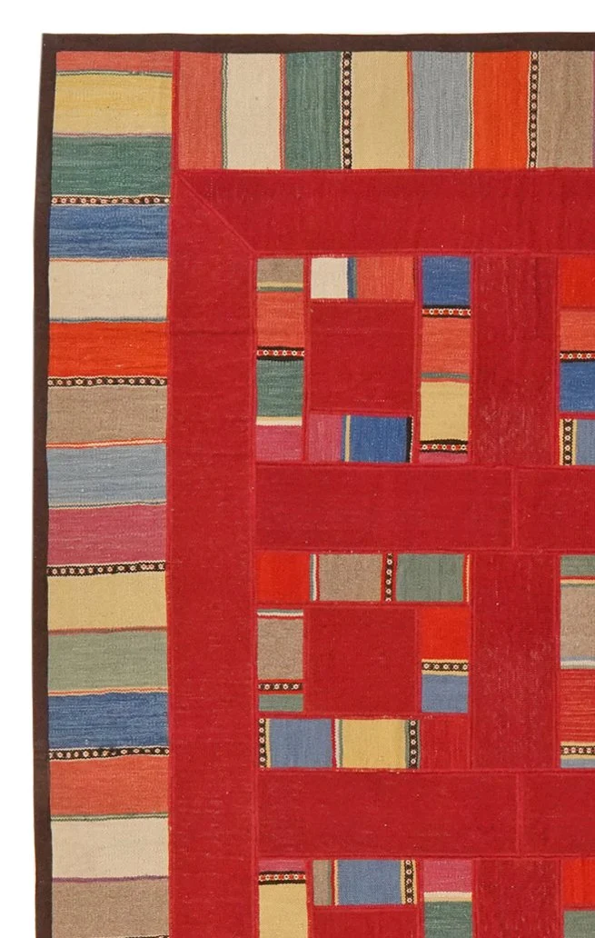 Kelim Tekkeh · Handgewebt – Bunt, 286x229 cm