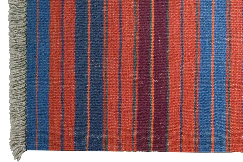 Kelim Gashgai · Handgewebt – Bunt, 198x59 cm