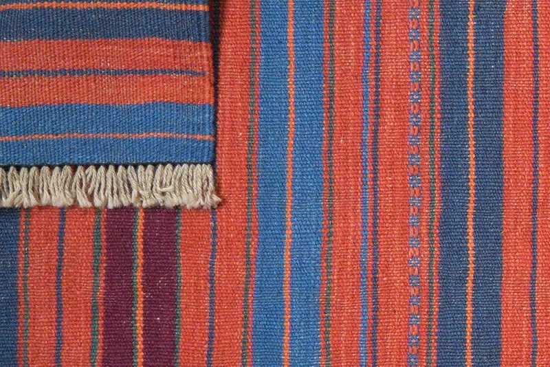 Kelim Gashgai · Handgewebt – Bunt, 198x59 cm