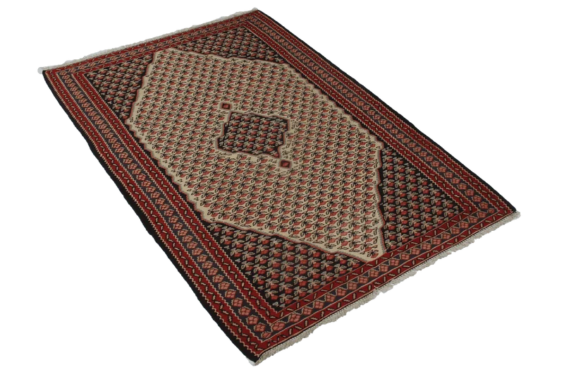 Kelim Bidjar · Handgewebt – Beige, 157x109 cm