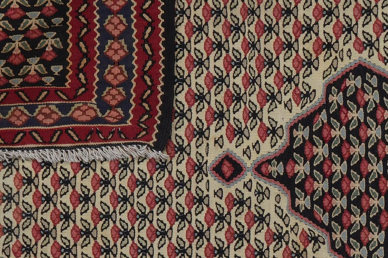 Kelim Bidjar · Handgewebt – Beige, 157x109 cm