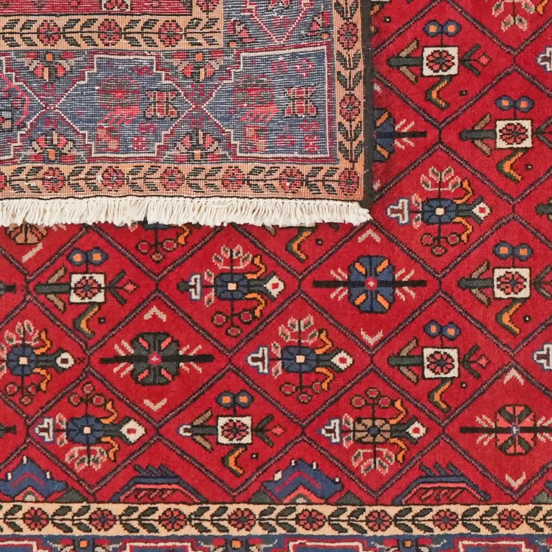 Abadeh · Handgeknüpft – Rot, 152x105 cm