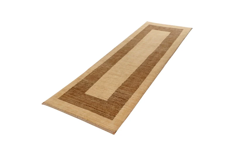 Gabbeh · Handgeknüpft – Beige, 260x83 cm
