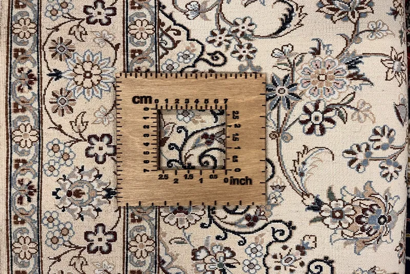 Nain 6La · Handgeknüpft – Beige, 152x100 cm