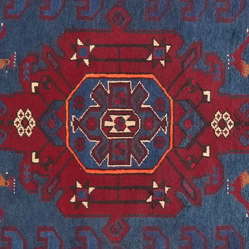 Shahsavan · Handgeknüpft – Blau, 152x105 cm