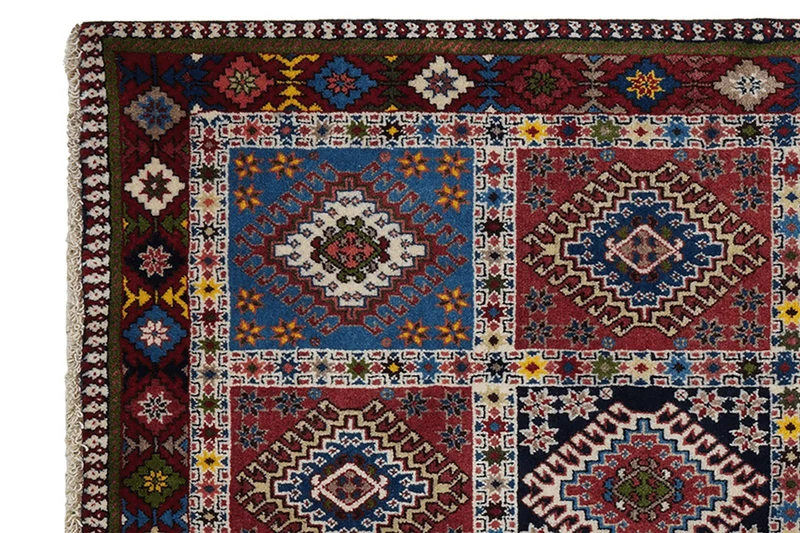 Yalameh · Handgeknüpft – Bunt, 195x81 cm