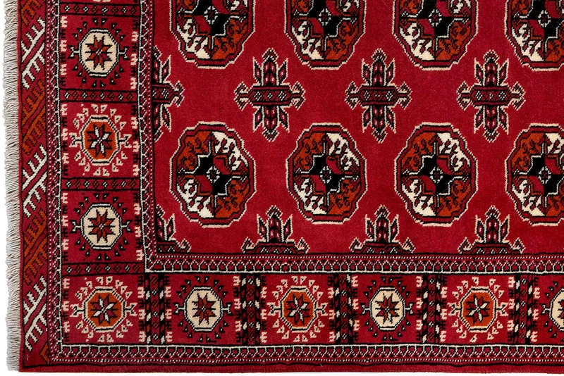 Turkman · Handgeknüpft – Rot, 192x133 cm