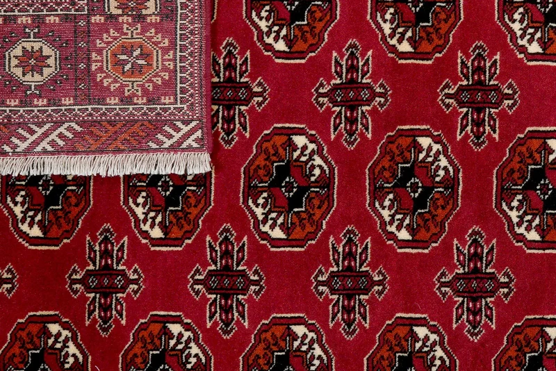 Turkman · Handgeknüpft – Rot, 192x133 cm