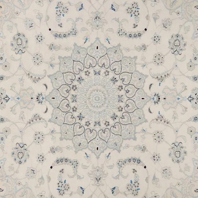 Nain 12La · Handgeknüpft – Beige, 300x255 cm