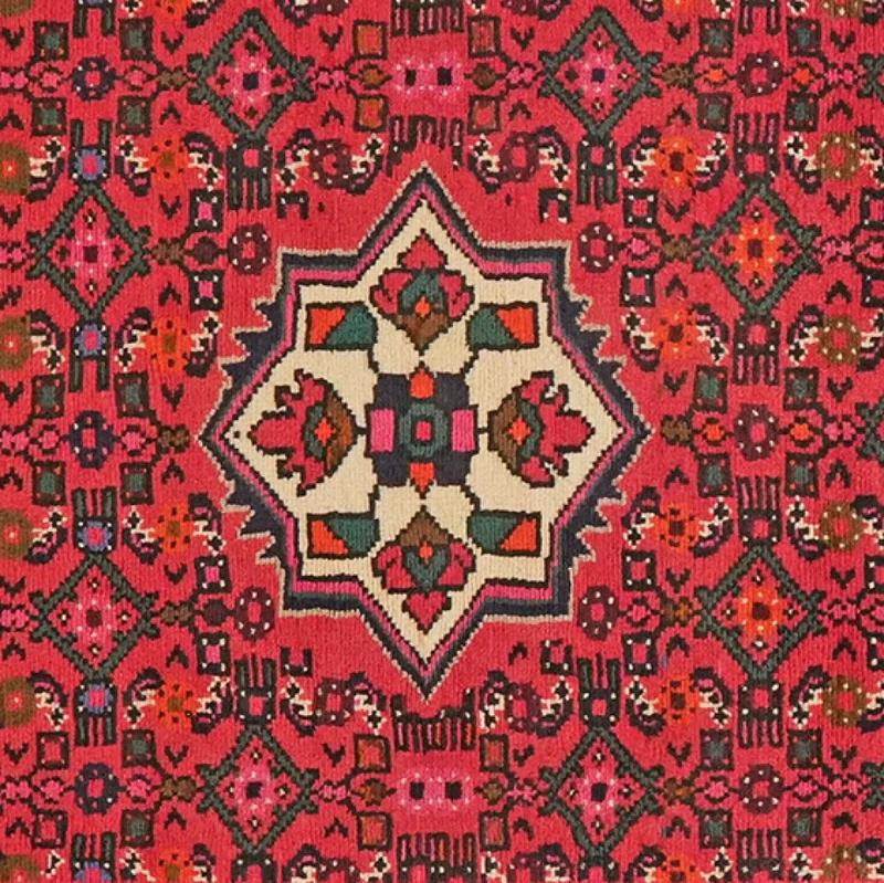 Hosseinabad · Handgeknüpft – Rot, 195x101 cm