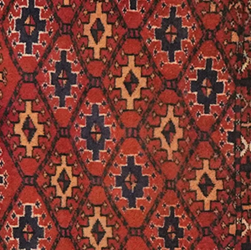 Belutch · Handgeknüpft – Bunt, 44x60 cm