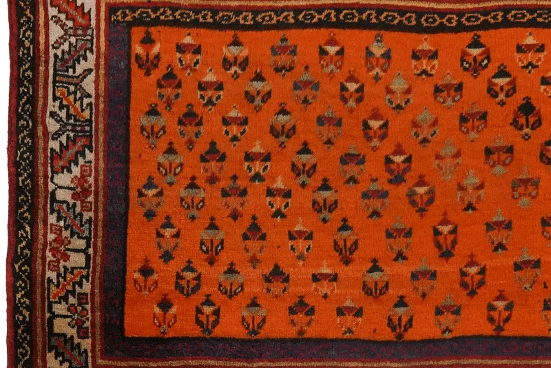 Gashgai · Handgeknüpft – Orange, 55x102 cm
