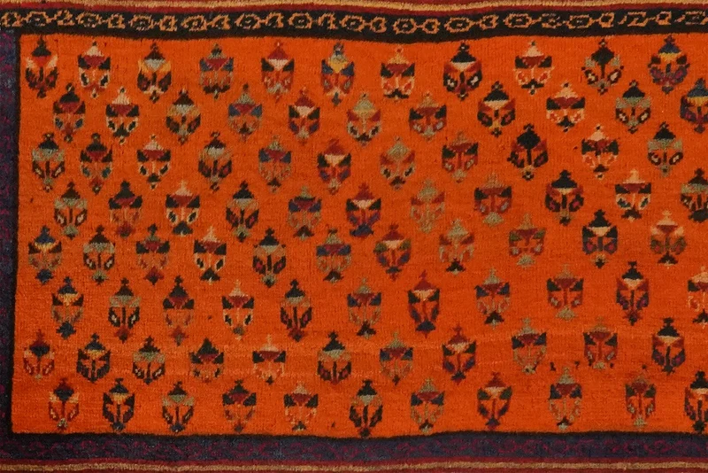 Gashgai · Handgeknüpft – Orange, 55x102 cm