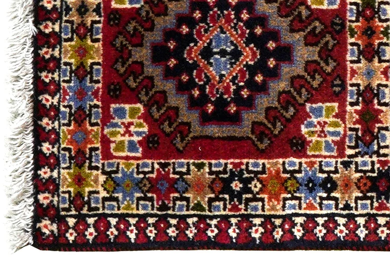 Yalameh · Handgeknüpft – Bunt, 100x61 cm