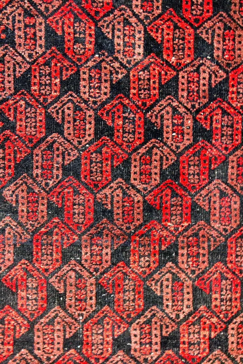 Belutsch Teppich 106x215cm - Orientteppich - mehrfarbig