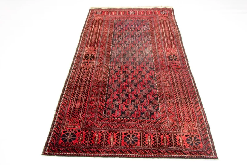 Belutsch Teppich 106x215cm - Orientteppich - mehrfarbig