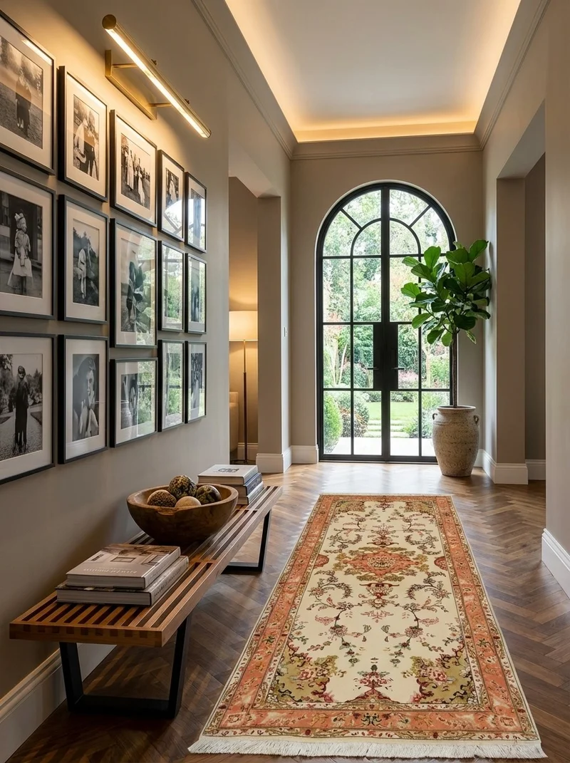 Tabriz 50 Raj · Handgeknüpft – Beige, 207x84 cm