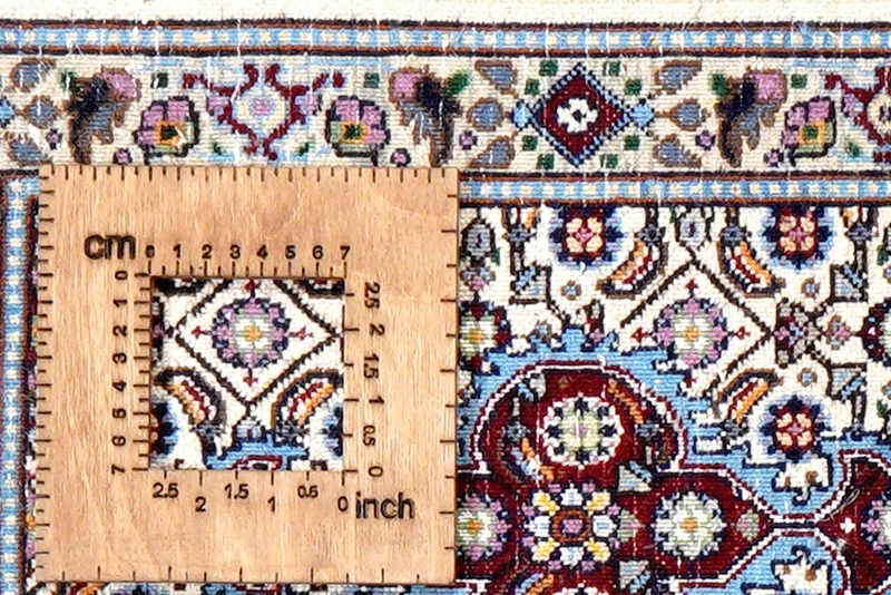 Moud Mahi · Handgeknüpft – Beige, 57x39 cm