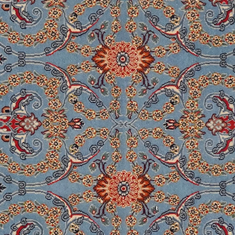 Isfahan · Handgeknüpft – Blau, 117x80 cm