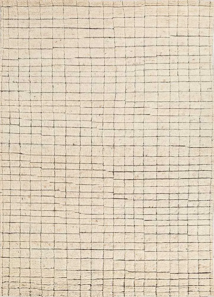 Wollteppich - 150 x 240 cm - beige