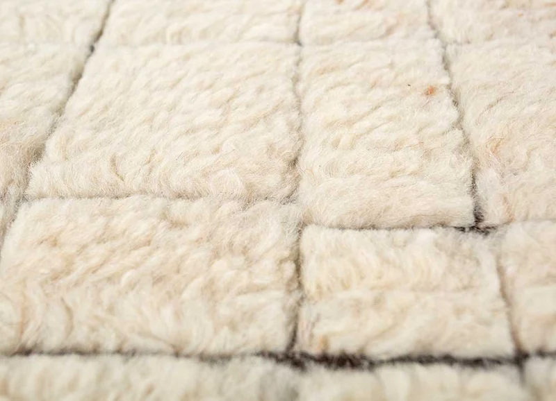 Wollteppich - 150 x 240 cm - beige