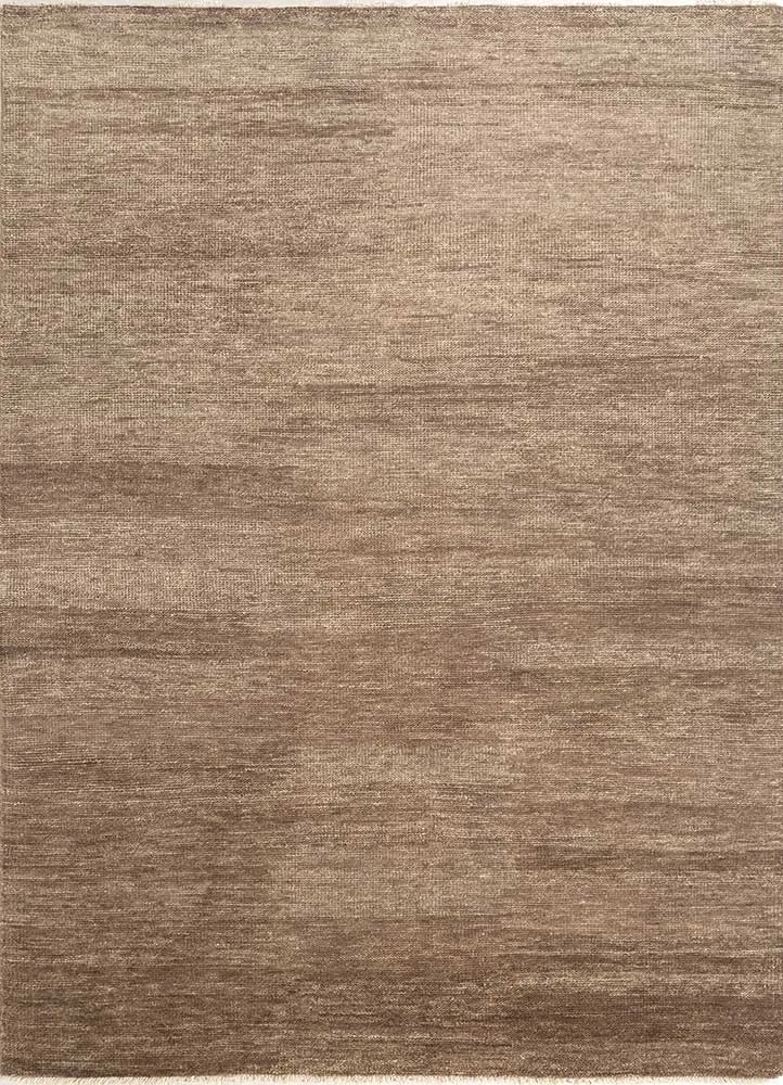 Wollteppich - 180 x 270 cm - dunkelbeige