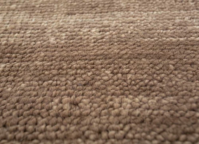 Wollteppich - 180 x 270 cm - dunkelbeige