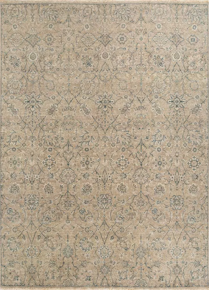 Wollteppich - 240 x 300 cm - gold