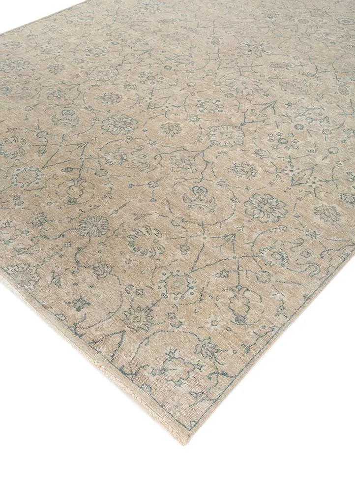 Wollteppich - 240 x 300 cm - gold