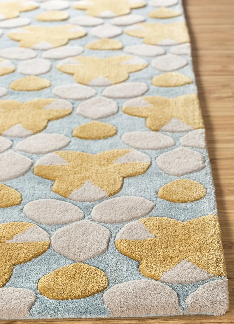 Wollteppich - geovane - quadratisch
