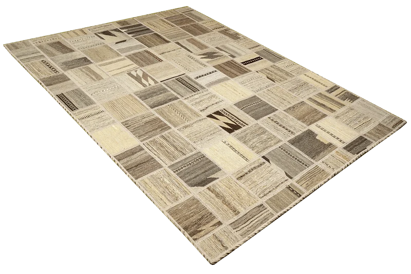 Kelim Tekkeh · Handgewebt – Beige, 200x150 cm