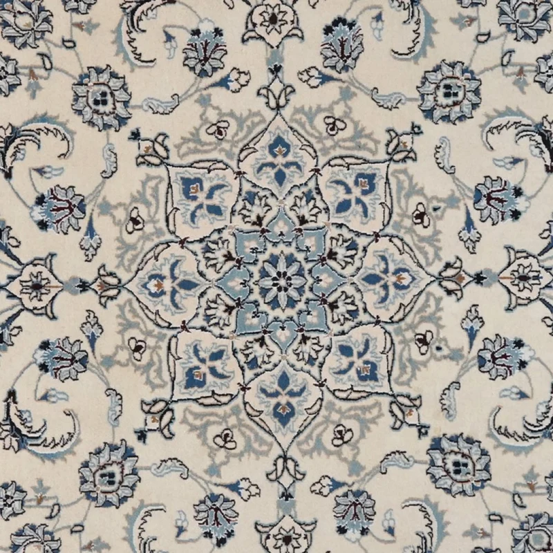 Nain · Handgeknüpft – Beige, 244x244 cm