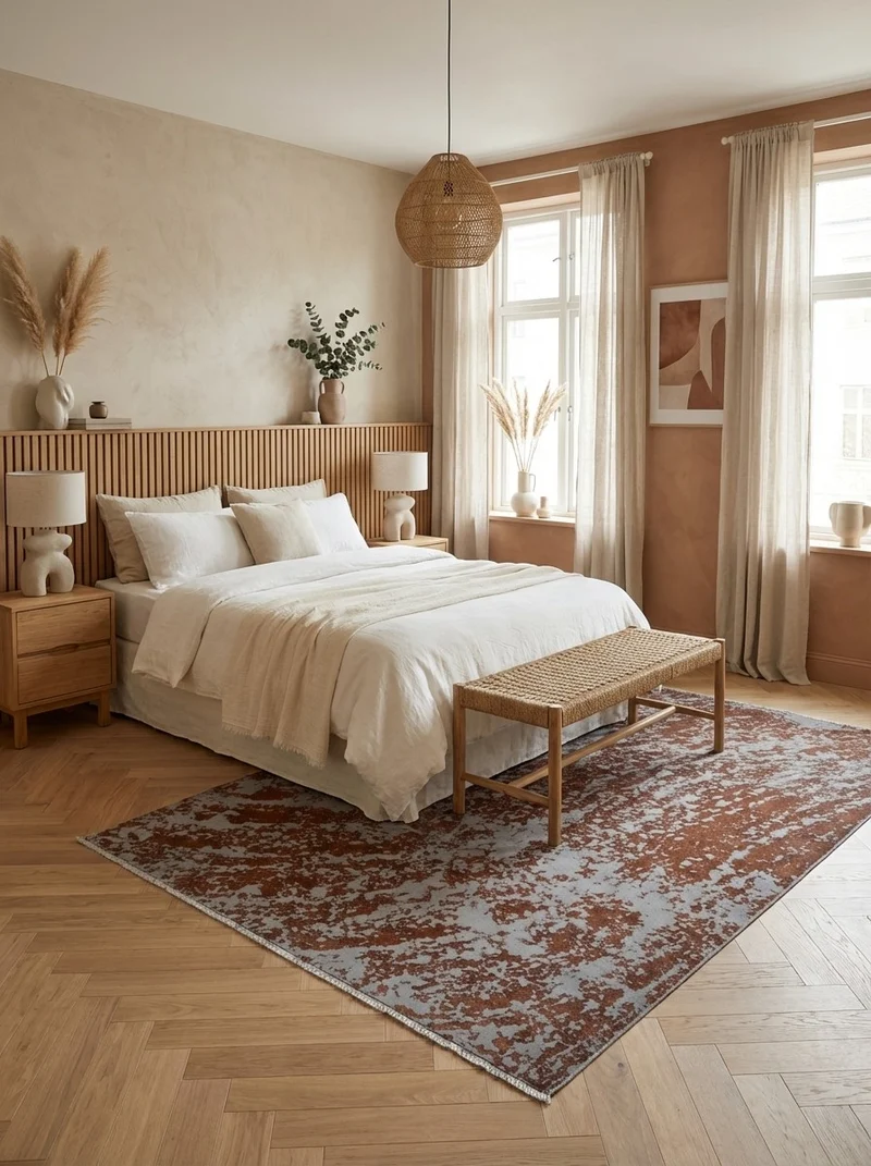 Vintage · Handgeknüpft – Blau, 266x189 cm