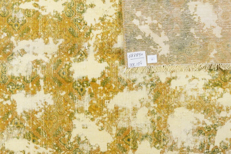Vintage · Handgeknüpft – Gelb, 188x134 cm