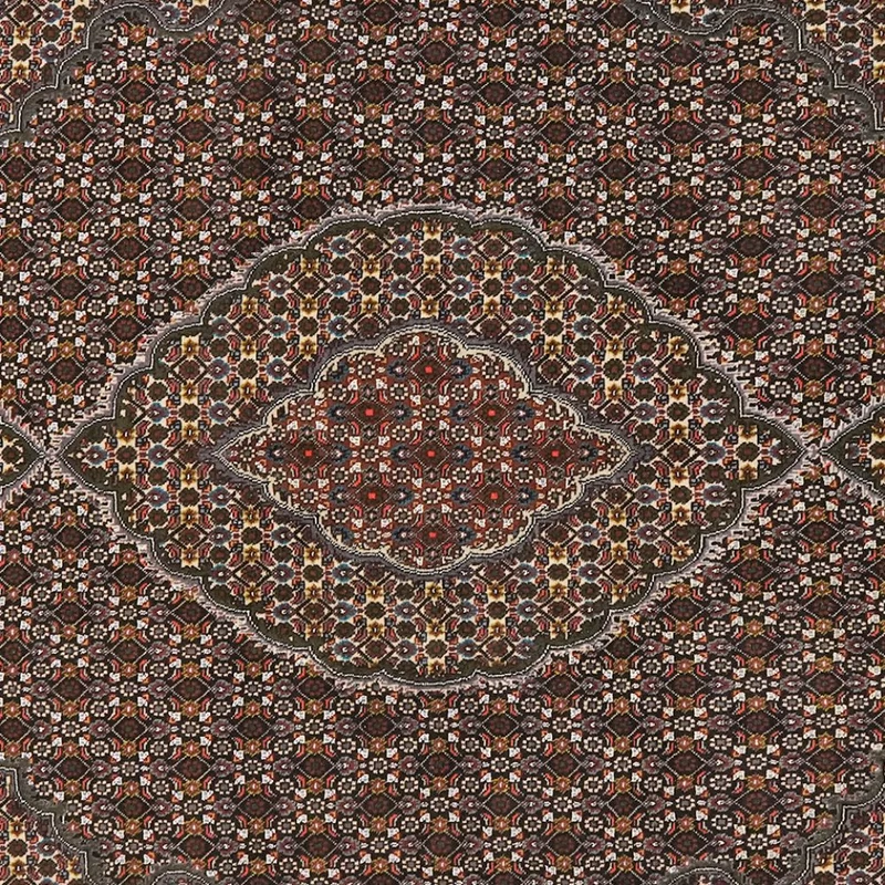 Tabriz 40 Raj · Handgeknüpft – Blau, 198x153 cm