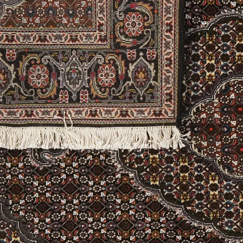 Tabriz 40 Raj · Handgeknüpft – Blau, 198x153 cm