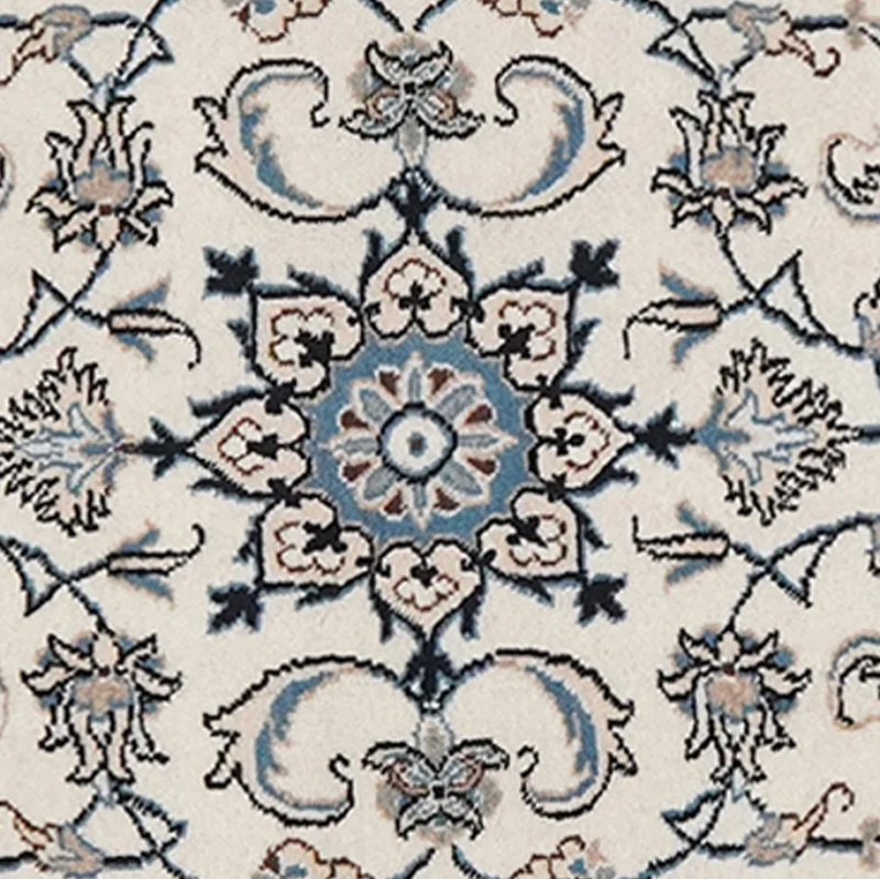 Nain 12La · Handgeknüpft – Beige, 136x69 cm