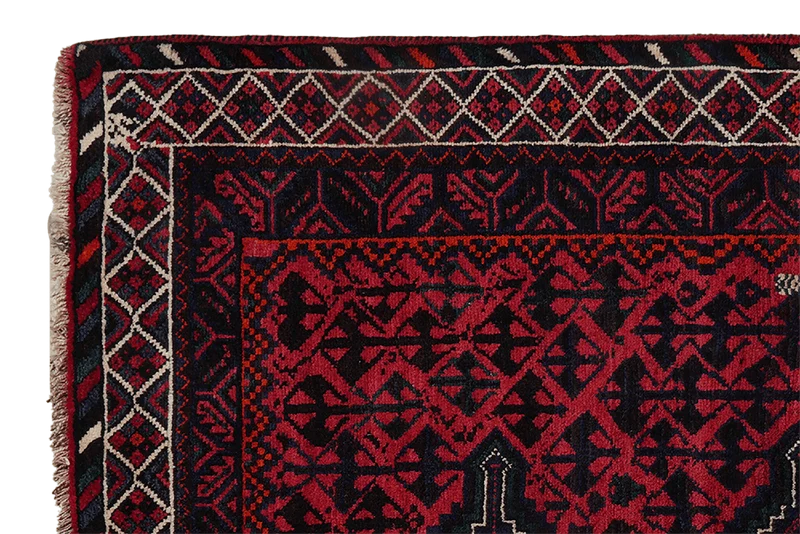 Gashgai · Handgeknüpft – Rot, 202x162 cm
