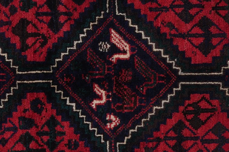 Gashgai · Handgeknüpft – Rot, 202x162 cm