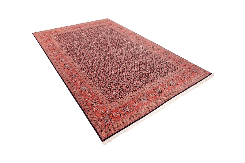 Tabriz 50 Raj · Handgeknüpft – Blau, 302x204 cm
