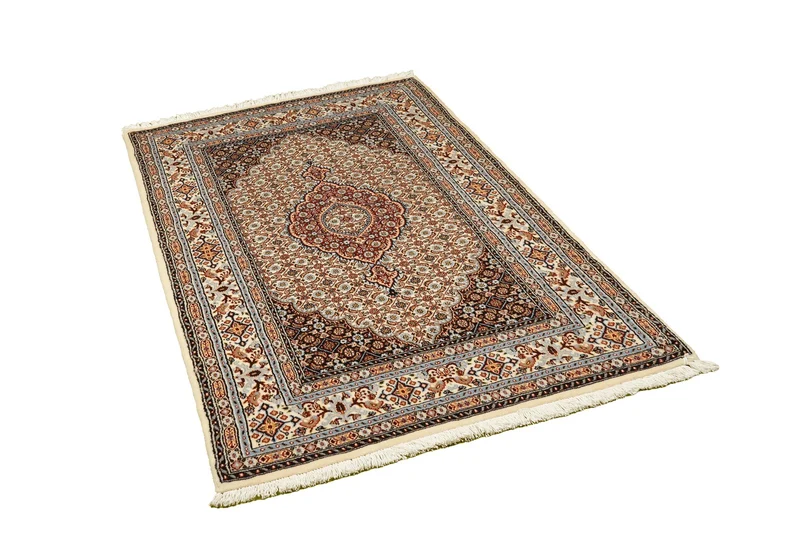 Moud Mahi · Handgeknüpft – Beige, 154x95 cm