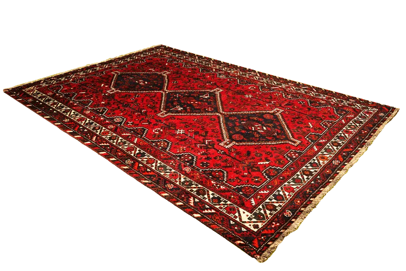Gashgai · Handgeknüpft – Rot, 299x211 cm